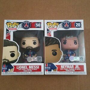 Funko Pop Football Lionel Messi #50 & Neymar Jr. #20 Bundle